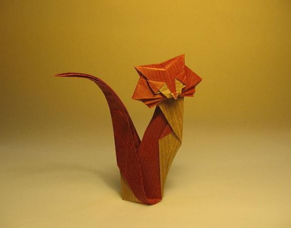 Origami cat handmade origami tutorial—Roman Diaz