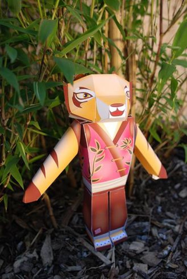 Kung Fu Panda Paper Craft Origami