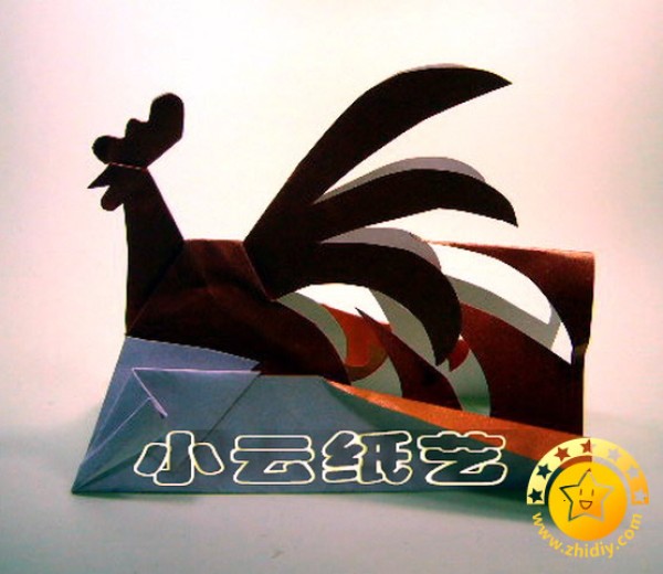 Environmentally friendly paper art, origami sculpture