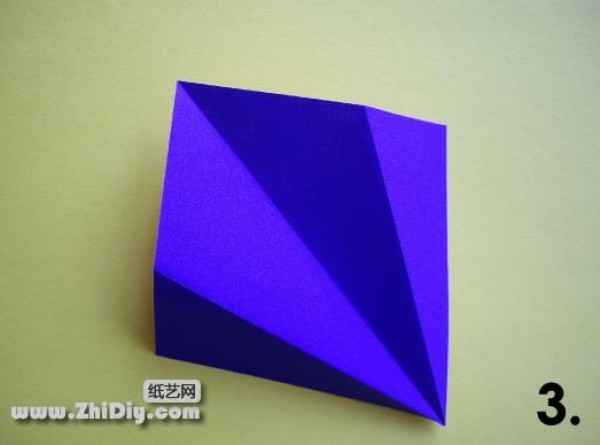 Origami eight-pointed star making tutorial