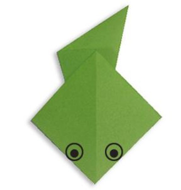 Simple origami frog origami tutorial