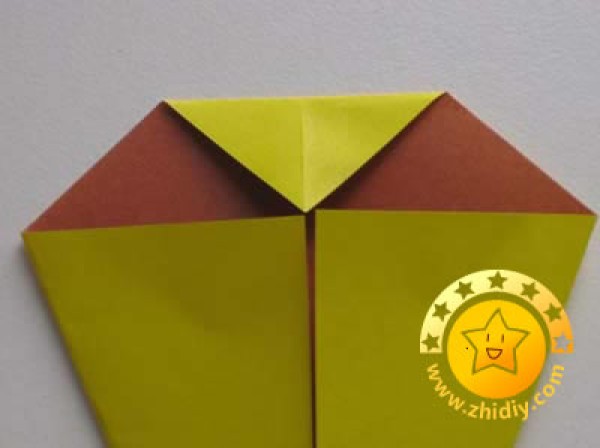 Simple origami chicken drawing tutorial