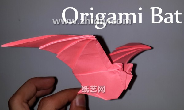 Halloween origami bat handmade DIY video tutorial