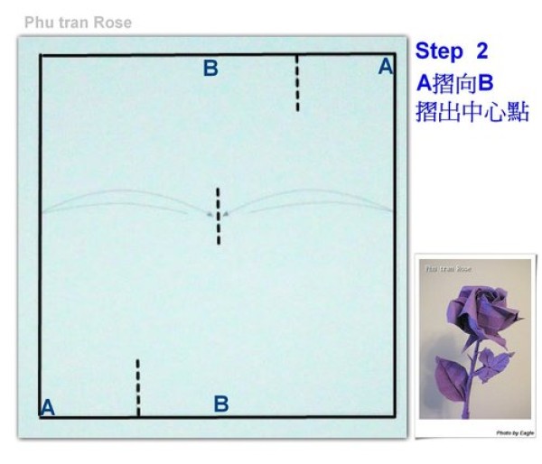 I will teach you how to fold origami rose step by step. Illustrated tutorial on how to fold origami rose from Fuquan PT.