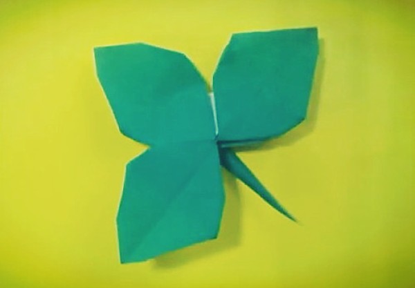 Origami rose leaf folding tutorial teaches you how to make origami rose leaves