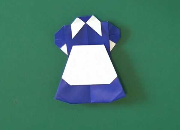 Origami maid skirt handmade tutorial