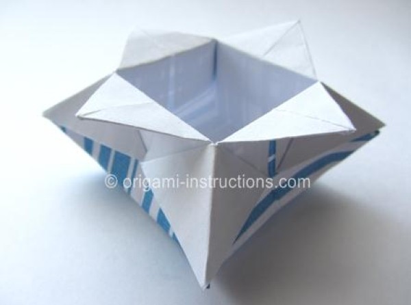 Box Origami Complete Illustrated Tutorial - Star Box Origami Tutorial