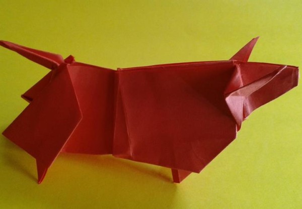 Origami Tutorial Origami Bull Handmade Origami Video Tutorial