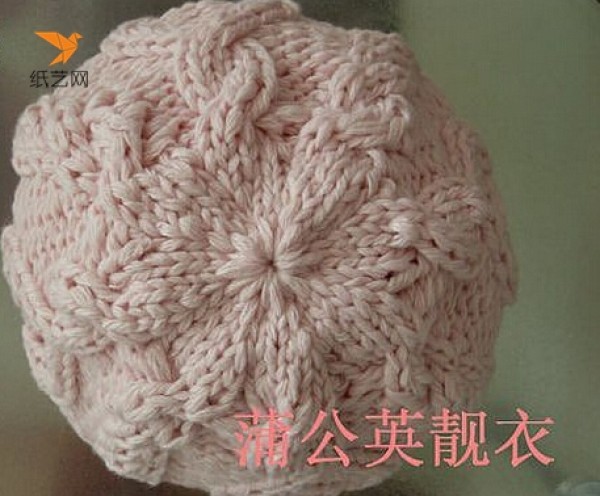 Hand knitted DIY women’s ear protection hat picture analysis