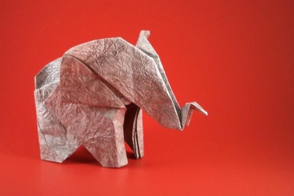 Origami Encyclopedia: Origami Elephant Simple Origami Video Tutorial