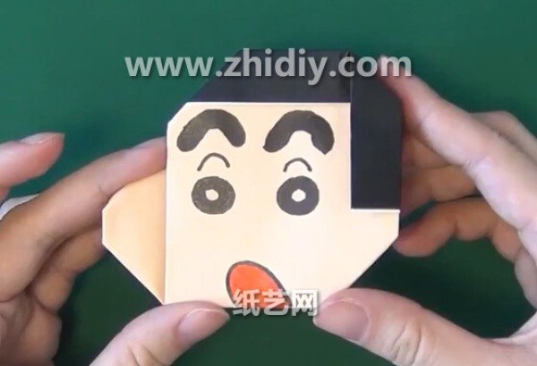 Origami Crayon Shin-chan simple handmade origami tutorial