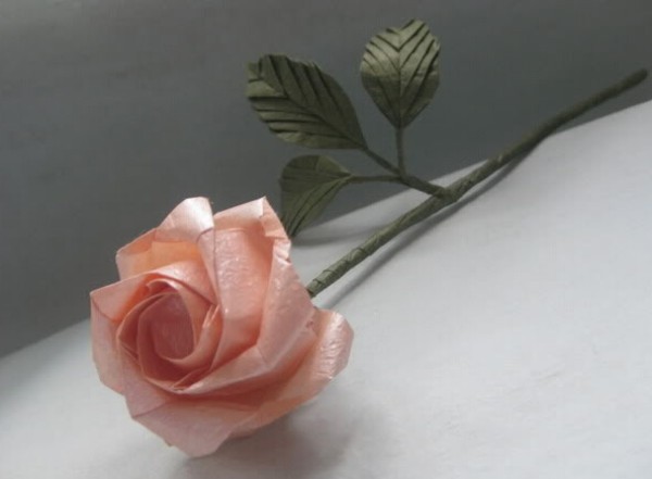 Origami Rose Encyclopedia - Fuquan Rose Origami Video Handmade Tutorial