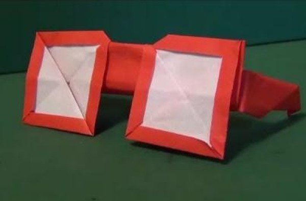 Origami tutorial - origami glasses origami video tutorial