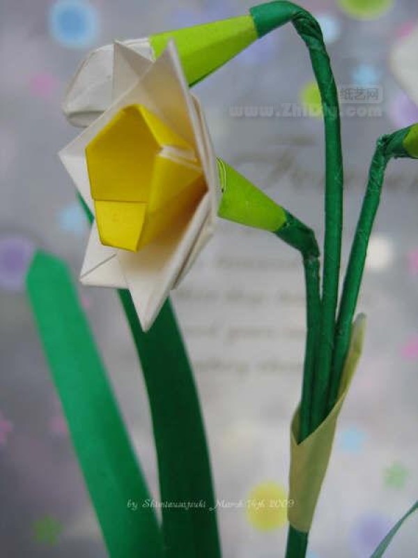 Shimizu May’s origami daffodils