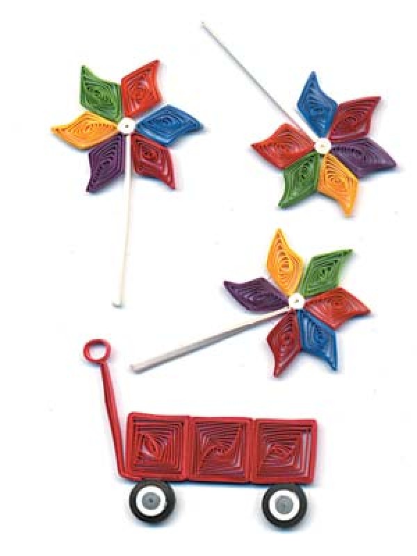 Appreciation of paper quilling works [can be used as a reference for paper quilling production]