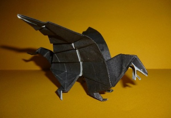 Origami Western Flying Dragon Magic Dragon Handmade Origami Video Tutorial