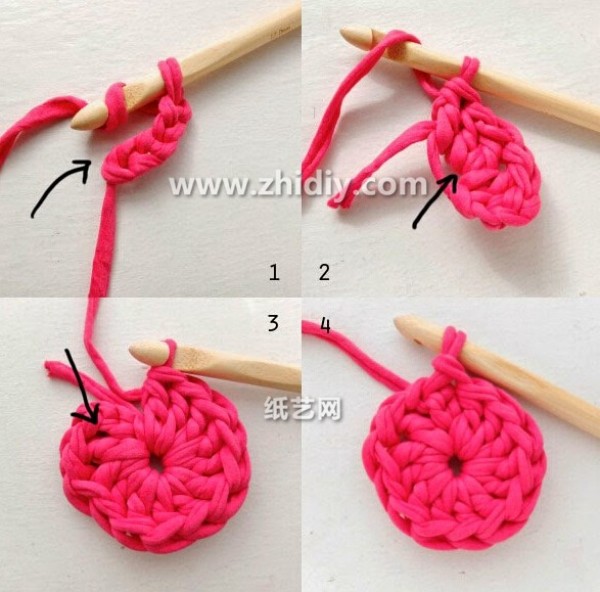 Handmade DIY Illustrated Tutorial for Handmade Crochet Heart-Shaped Basket