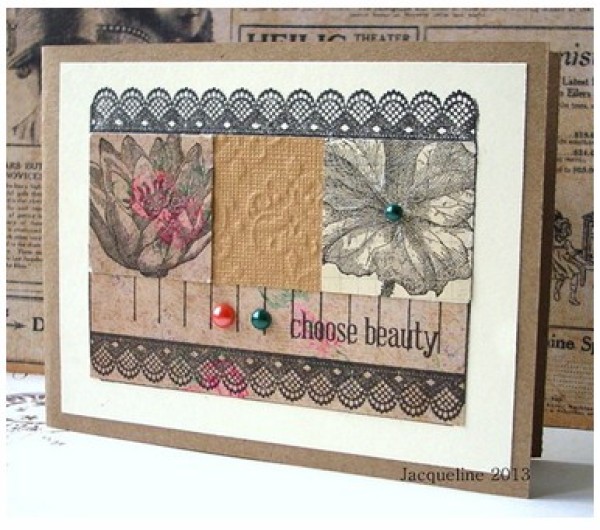 Appreciation of Excellent Rubber Stamp Works - Greeting Cards