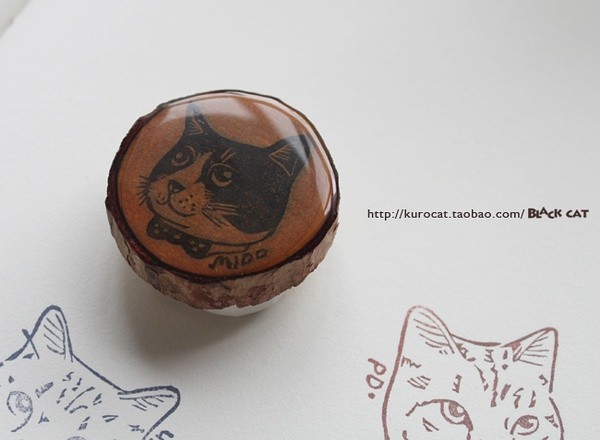 Rubber stamp glue handle making tutorial