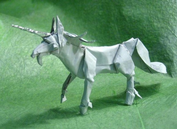 Tetsu Kamiya’s Origami Tutorial: Unicorn Origami Illustrated Tutorial