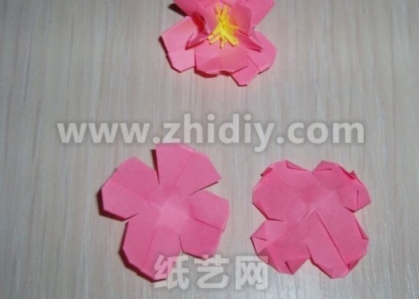 Paper art cherry blossom making tutorial