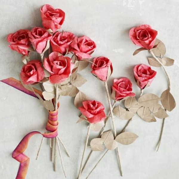 West Elm’s artificial paper flowers