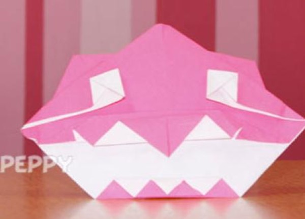 Childrens Day Origami Tutorial teaches you step by step how to make origami fox faces