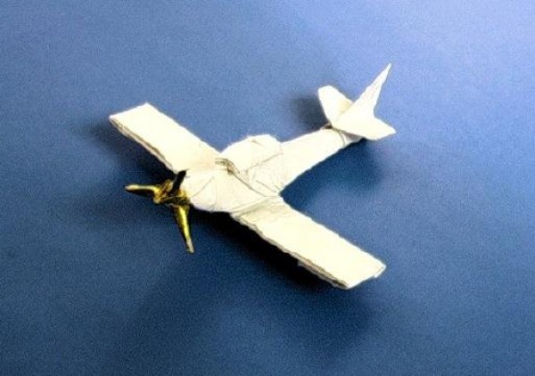 Mustang fighter handmade origami tutorial—Lee Jae Gu