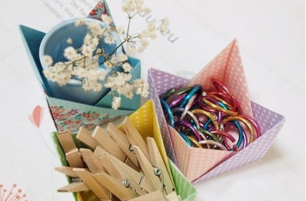 Simple and beautiful origami storage box handmade tutorial