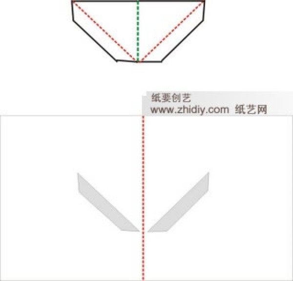 Basic tutorial on three-dimensional cards [6] V-shaped wings and slots