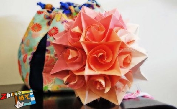 Paper flower origami flower appreciation