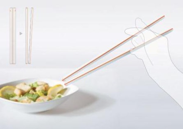 Green, healthy and practical paper chopsticks