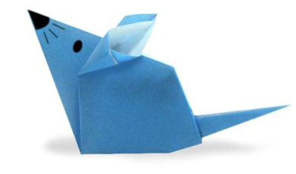 Simple origami mouse origami tutorial for children