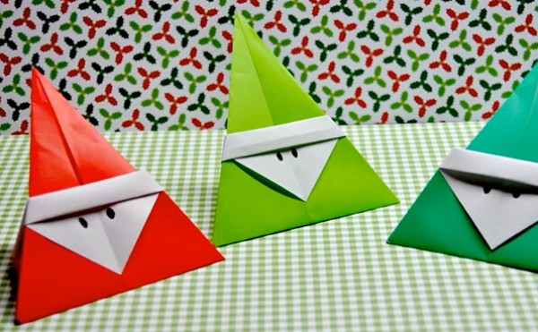 Cute Cartoon Origami Cute Santa Claus Handmade Tutorial