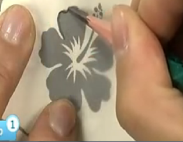 Rubber Stamp Tutorial for Beginners - Flowers