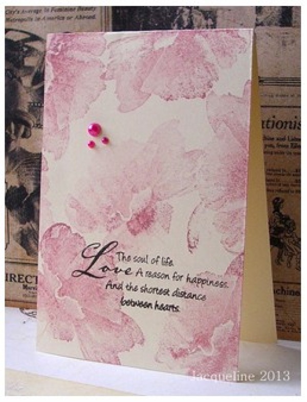 Appreciation of Excellent Rubber Stamp Works - Greeting Cards