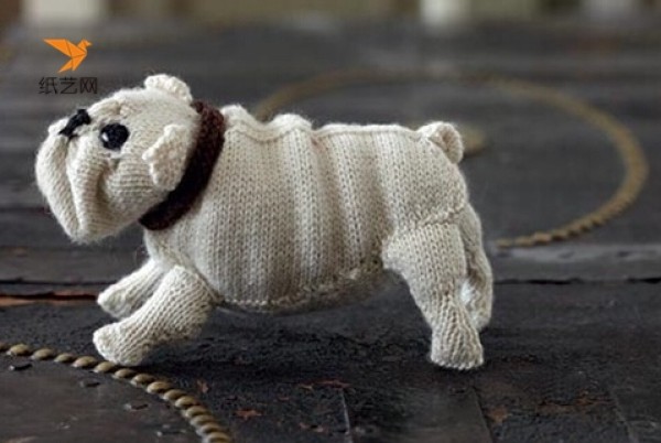 Appreciation of wool knitting pattern dog works