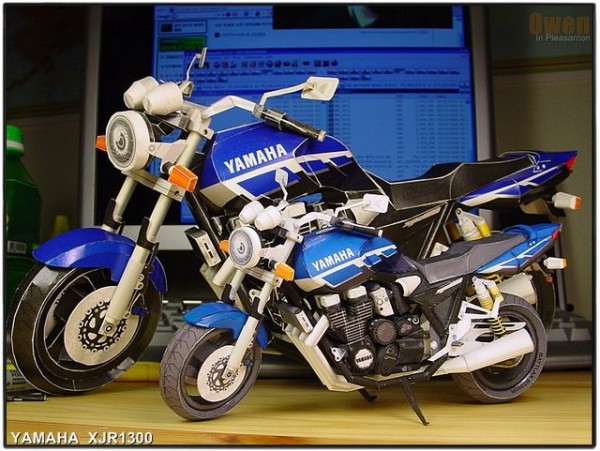 Appreciation of Paper Model Motorcycle