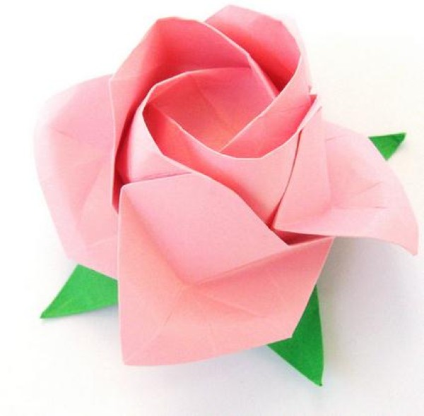 Learn how to fold Fukuyama rose step by step