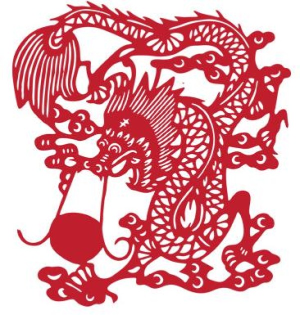 The latest paper-cutting patterns for the Year of the Dragon and paper-cutting dragon tutorials