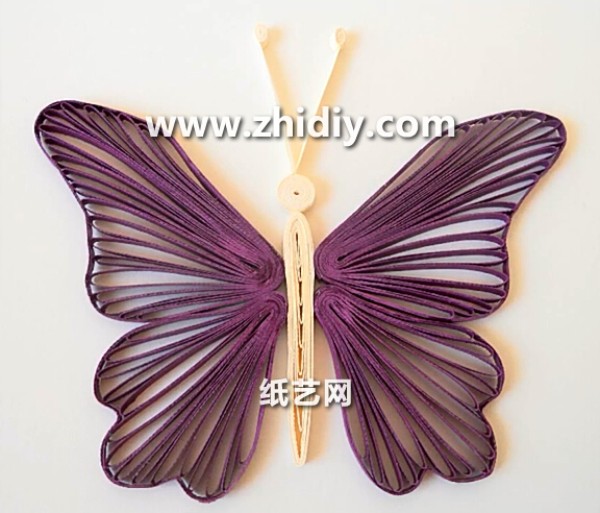 Video tutorial on making paper quilled butterflies