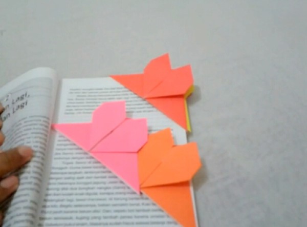 Valentines Day Handmade Love Origami Bookmark Handmade Origami Video Tutorial