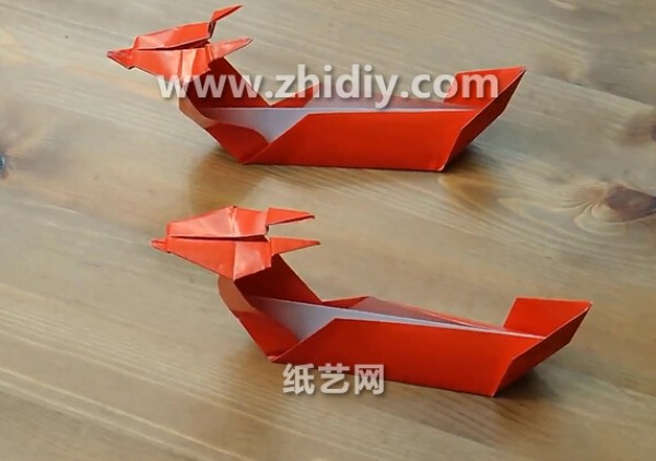 Origami video tutorial for Dragon Boat Festival origami dragon boat