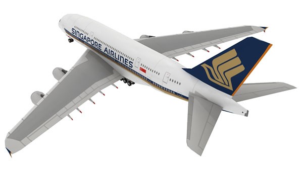 [Paper Model] Airbus A380 paper model free download