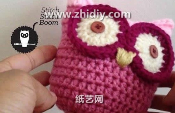 Crochet Cute Owl Knitting Handmade Tutorial