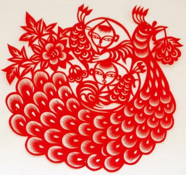 The art form and theme of Chinese folk paper-cutting