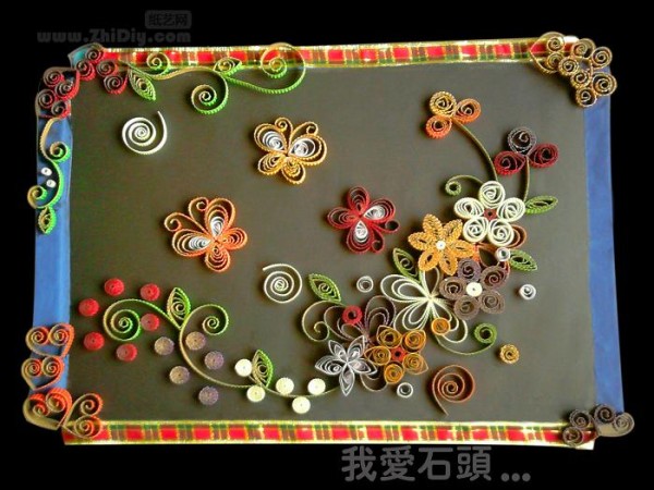 I love stone paper quilling exercises