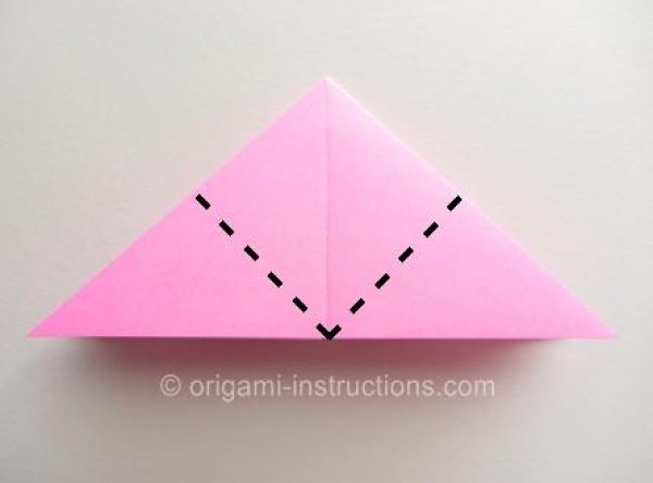 Simple rotating origami rose origami real shot tutorial