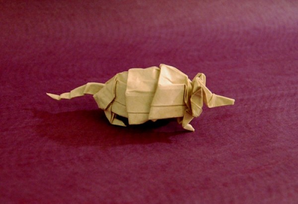 Pangolin handmade origami tutorial