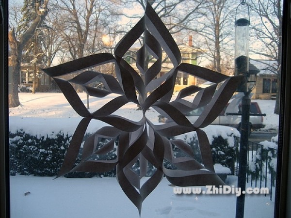 3D Paper Art Snowflake